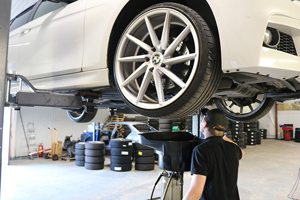 Billede fra værkstedet hos Din Verkstad Syd AB i Klippan