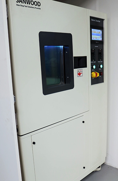 Triscan test center ozone chamber